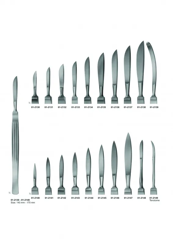 Scalpels, Tenotomes